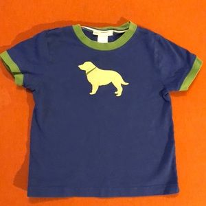 Janie and Jack 2T Blue Dog T-Shirt